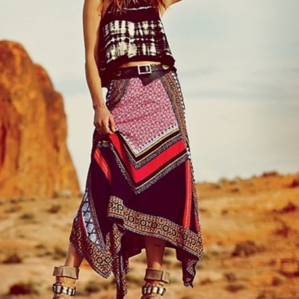 Free People Bedouin Traveler Skirt
